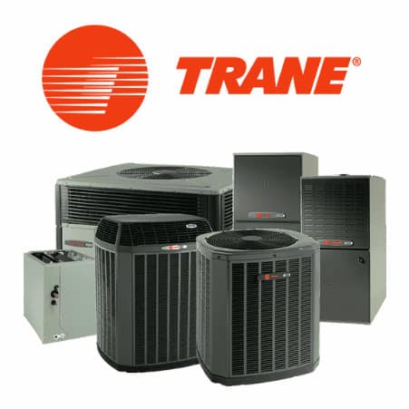 Trane HVAC system set up equipment with multiple pieces of equipment